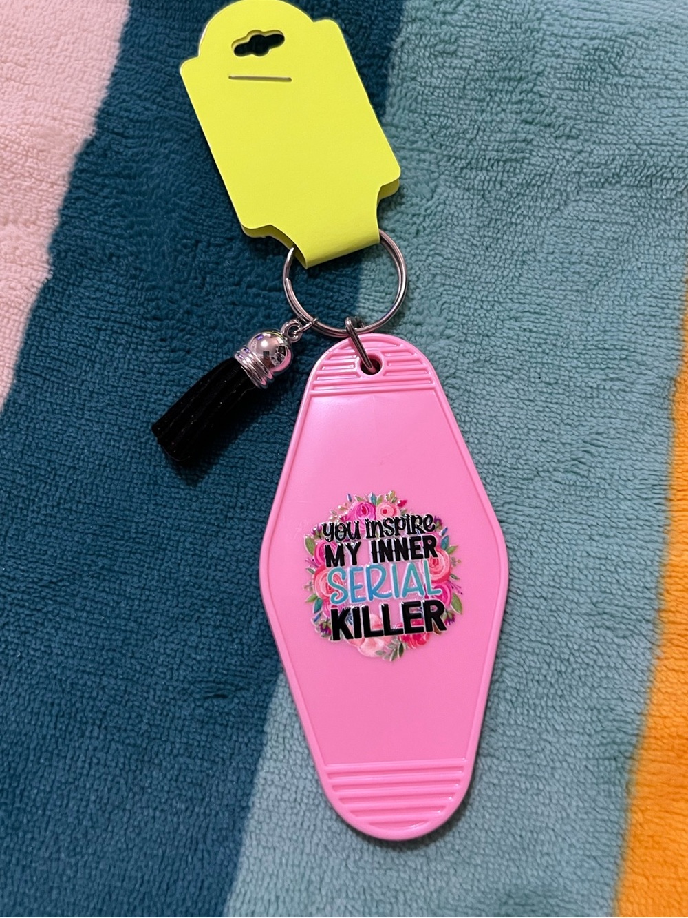 You Inspire my Inner Serial Killer Keychain ✨